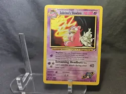 Sabrina's Slowbro 60/132 Gym Heroes Pokemon TCG WOTC VINTAGE LP - Image 3