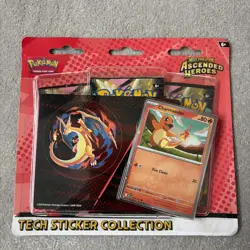 Pokemon TCG Mega Evolution Ascended Heroes Charmander Tech Sticker Set - Image 1
