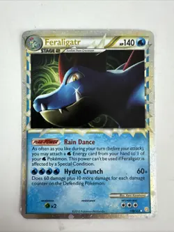 Feraligatr Prime 108/123 Pokemon Holo Rare HGSS NM - Image 1