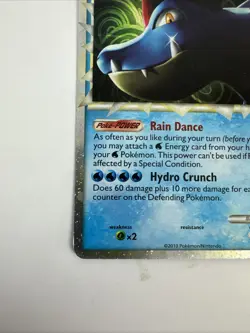Feraligatr Prime 108/123 Pokemon Holo Rare HGSS NM - Image 2