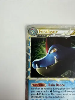 Feraligatr Prime 108/123 Pokemon Holo Rare HGSS NM - Image 5