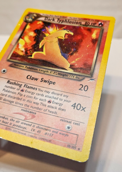 Dark Typhlosion 10/105 Holo Rare Unlimited Neo Destiny Pokemon 1293 - Image 2