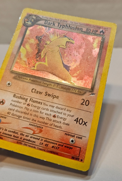 Dark Typhlosion 10/105 Holo Rare Unlimited Neo Destiny Pokemon 1293 - Image 3