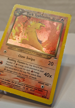 Dark Typhlosion 10/105 Holo Rare Unlimited Neo Destiny Pokemon 1294 - Image 3