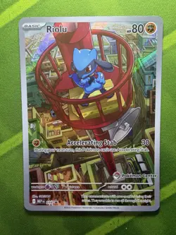 Riolu - 010 (Pokemon Center Exclusive) 010 Me: Mega Evolution Promo Holo - Image 1