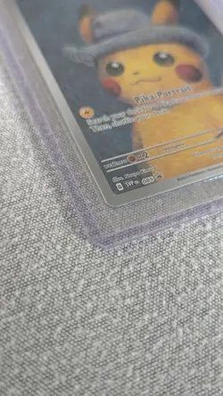 Pokemon Pikachu with Grey Felt Hat Promo SVP 085 Van Gogh Museum NM/M Sealed - Image 3