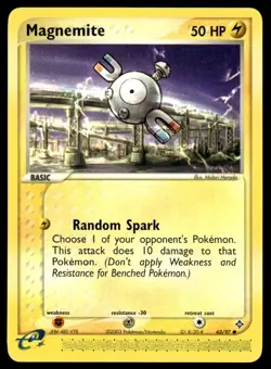 Pokemon TCG Dragon #62/97 Magnemite NM - Image 1