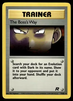 Pokemon TCG Team Rocket #73/82 The Boss's Way - Image 1