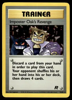 Pokemon TCG Team Rocket #76/82 Imposter Oak's Revenge - Image 1