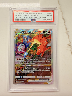 2022 Pokemon BSP FA Charizard VStar Ultra-Premium Collection SWSH262 PSA MINT 9 - Image 1
