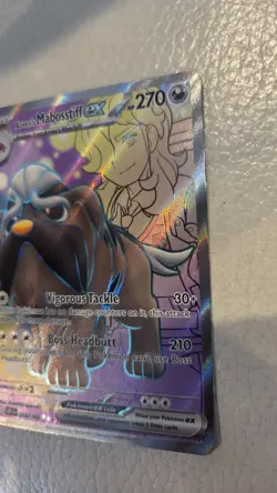 Pokemon TCG Arven's Mabosstiff EX 218/182 Sv10: Destined Rivals Ultra Rare +1!! - Image 3