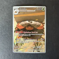 Pokemon Crustle Illustration Rare 186/182 Sv10: Destined Rivals Holo 150 HP - Image 1