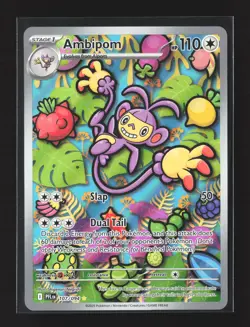 Pokemon ME02: Phantasmal Flames #107/094 Ambipom Holo - Image 1