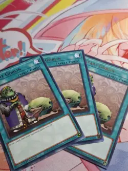 Yugioh - 3x Upstart Goblin | Rare | MGED-EN146 | 1st Edition - Image 1