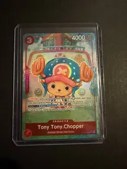 Tony.Chopper Alternate Art EB01-006 Booster Memorial Collection Foil with extras - Image 1