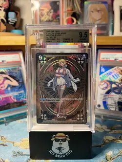 BGS 9.5 Stussy SR SP Parallel ONE PIECE English A Fist of Divine Speed OP07-085 - Image 1