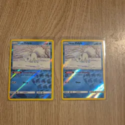 1x Pokemon Card Alolan Vulpix Lost Thunder Reverse Holo 53/214 Near Mint - Image 1