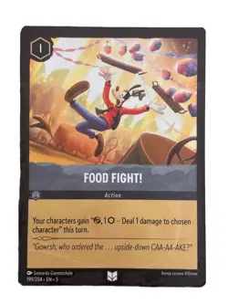 New: Disney Lorcana TCG Food Fight! 199 Shimmering Skies Regular Uncommon - Image 1
