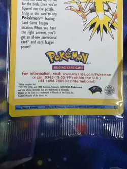 Pokemon TCG Articuno #22 Sealed Corrected Naoyo Kimura WOTC Promo Card - Image 3