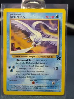 Pokemon Articuno Black Star Promo TCG Card 22 Rare WOTC NM Vintage - Image 1