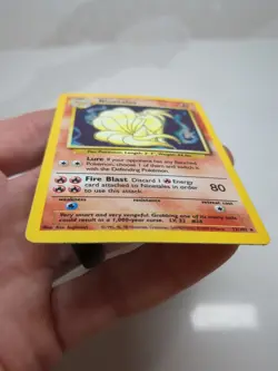 Ninetales Base Set 12/102 - Holo Rare Vintage Pokemon TCG - MP - Image 4