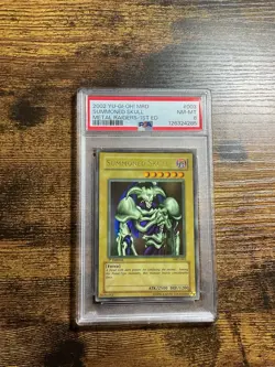 2002 YU-GI-OH! MRD-METAL RAIDERS 1ST EDITION #003 SUMMONED SKULL PSA 8 Faded - Image 1