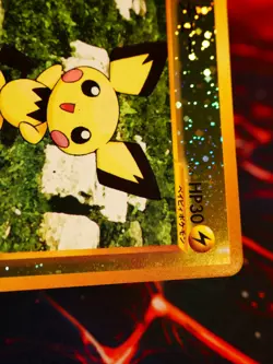 LP/MP JAPANESE Pokemon PICHU Card PREMIUM FILE 2 Set #172 Neo REVERSE HOLO#11 - Image 3