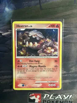 Heatran 3/99 Arceus Holo Rare Pokemon Card - Image 3