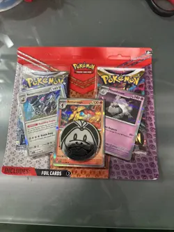 Pokemon TCG- REVAVROOM/ARMAROUGE/HOUNDSTONE Foil Cards w/2 Booster Packs + Coin! - Image 1