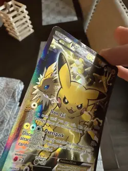 Pokemon TCG Pikachu EX XY124 Full Art Promo Holo XY Read Description - Image 5
