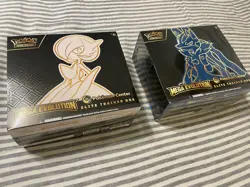 Pokemon Mega Evolution Pokemon Center Elite Trainer Box ETB Set of 2 Sealed - Image 1