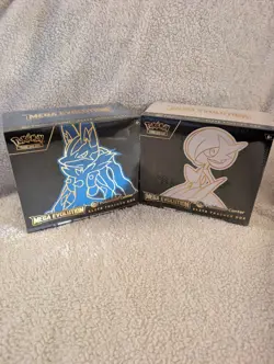 Pokemon Mega Evolution Pokemon Center Elite Trainer Box ETB Set of 2 Sealed - Image 1