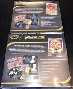 Pokemon Mega Evolution Pokemon Center Elite Trainer Box ETB Set of 2 NEW Sealed - Image 2