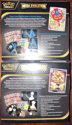 Pokemon Mega Evolution Pokemon Center Elite Trainer Box ETB Set of 2 NEW Sealed - Image 5