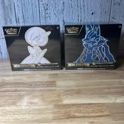 Pokemon Mega Evolution Pokemon Center Elite Trainer Box ETB Set of 2 Sealed - Image 1