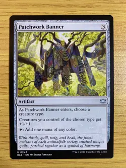 Patchwork Banner Bloomburrow Regular - Image 1