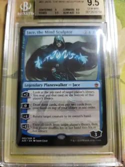 Mtg Jace, the Mind Sculptor. BGS 9.5 GEM MINT. Masters 25 Edition. - Image 3