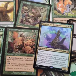 Camellia, the Seedmiser ***SQUIRRELS*** Tribal Custom COMMANDER MAGIC DECK MTG ! - Image 1