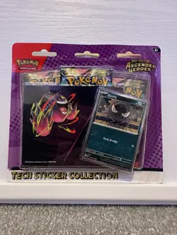 POKEMON TCG: MEGA EVOLUTION ASCENDED HEROES - TECH STICKER COLLECTION - GASTLY - Image 1