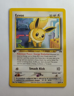 Pokemon TCG Eevee 38/75 Neo Discovery Regular 1st Edition Vintage 2001 - Image 3