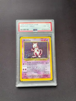 Mewtwo 10/102 Pokemon TCG 1999 Base Set Holo Unlimited Rare - Image 1