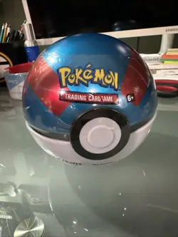 2020 Pokemon TCG PokeBall Tin - Great Ball A22 - Factory Sealed - Evolving Skies - Image 1