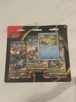 Pokemon Mega Evolution 3 Pack Blister Psyduck TCG | Brand new and Sealed - Image 1