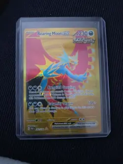 Pokemon Eng Roaring Moon EX 262/182 Parodox Rift Hyper Rare Gold Near Mint+ - Image 1