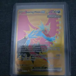 Pokemon Eng Roaring Moon EX 262/182 Parodox Rift Hyper Rare Gold Near Mint+ - Image 2