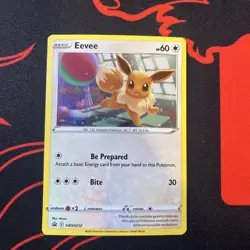 Pokemon TCG Eevee SWSH212 Black Star Promo - Image 1