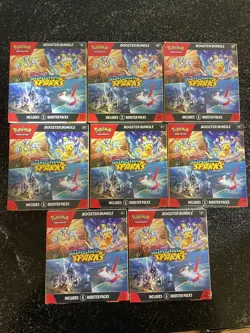 Pokemon Surging Sparks Booster Bundle 8 PACK - Image 1