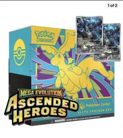 Pokemon TCG: Mega Evolution Ascended Heroes Pokemon Center ETB X2 / PRESALE 2/20 - Image 1