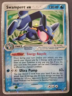 Pokemon TCG Swampert ex Crystal Guardians 98/100 2006 MP-LP See Pictures - Image 1