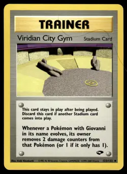 Pokemon TCG Gym Challenge #123/132 Viridian City Gym LP - Image 1